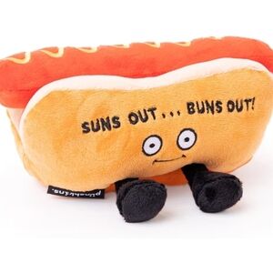 Hot Dog Plush Suns Out Buns Out